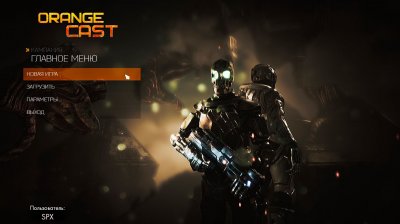 Orange Cast Sci-Fi Space Action Game